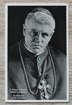 AK Regensburg / 1930-1961 / S.E. Dr. Michael Buchberger / Erzbischof von Regensburg